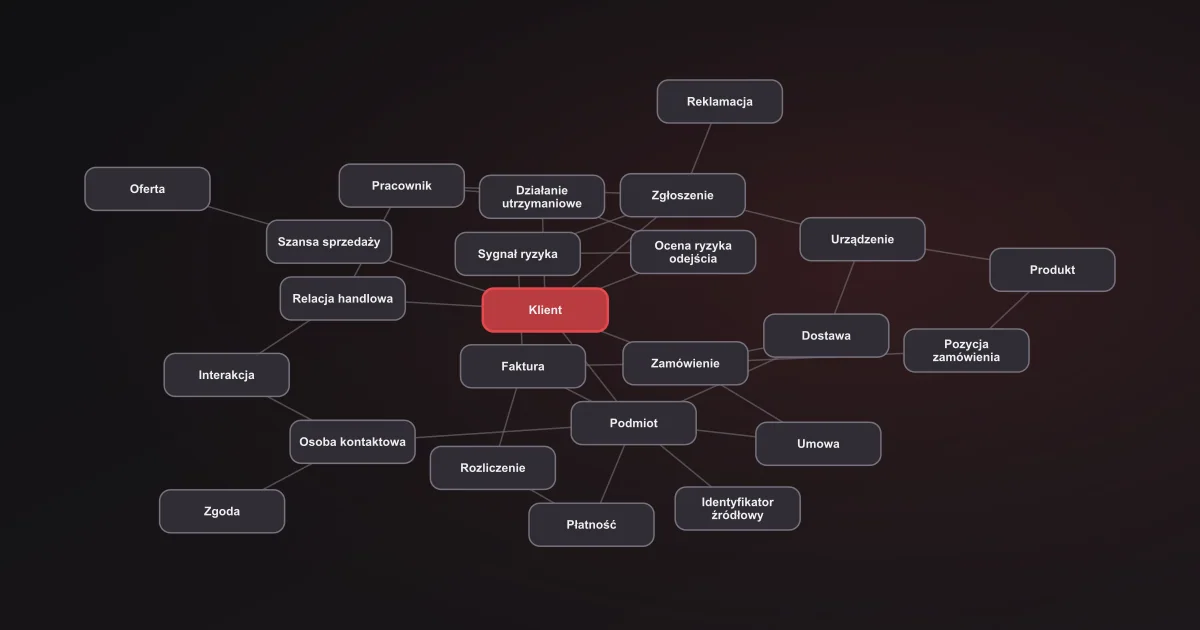 Graf pojęć i relacji: Klient 360 dla MŚP